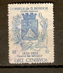 Stamps America - El Salvador -  ESCUDO