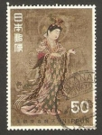 Stamps Japan -  tesoros nacionales, kichijp ten, templo yakushiji nara