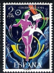 Stamps Spain -  Centenario de la Union Postal Universal. Alegorias.