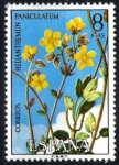 Stamps Spain -  Flora. Helianthemun paniculatum.