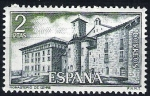 Stamps Spain -  Monasterio de Leyre. Vista exterior.