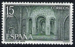 Sellos de Europa - Espa�a -  Monasterio de Leyre. Cripta.