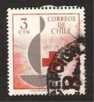 Stamps Chile -  centº de la cruz roja