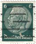 Stamps : Europe : Germany :  Paul von Hindenburg