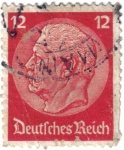 Stamps Germany -  Paul von Hindenburg