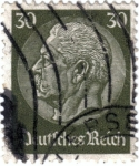 Stamps Germany -  Paul von Hindenburg
