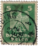 Stamps Germany -  Escudo nacional. Deutsches Reich