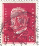 Stamps : Europe : Germany :  Paul von Hindenburg .