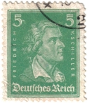 Stamps Germany -  Friedrich Von Schiller