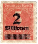 Stamps Germany -  Cifras. Deutsches Reich