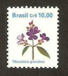 Stamps Brazil -  tibouchina granulosa