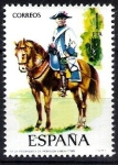 Stamps Spain -  2277 Uniformes militares. Regimiento de Montesa, año 1788.