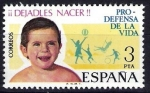 Stamps Spain -  2282 Campaña pro defensa de la vida.