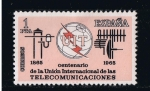 Stamps Spain -  Edifil  1670  Cente. de la Unión Internacional de las Telecomunicaciones