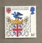 Stamps United Kingdom -  500 Aniv. del Colegio de Armas