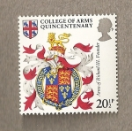 Stamps United Kingdom -  500 Aniv. del Colegio de Armas