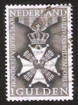 Stamps Netherlands -  cruz militar