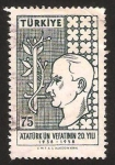 Stamps Turkey -  ataturk un vefatinin