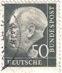 Stamps : Europe : Germany :  Theodor Heuss