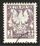 Sellos de Europa - Polonia -  escudo de armas
