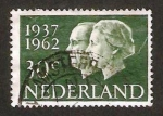 Stamps Netherlands -  bodas de plata de la pareja real