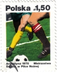 Stamps Poland -  Mundial Argentina 78,