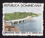 Sellos del Mundo : America : Dominican_Republic : Inaguracion Presa  Tavera