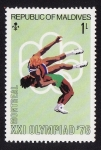 Stamps Maldives -  Olimpiadas Montreal