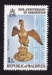 Sellos de Asia - Maldivas -  25 ANIV.CORONACION