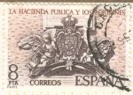 Sellos de Europa - Espaa -  La Hacienda Pública y los Borbones.
