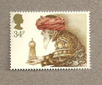 Stamps United Kingdom -  Navidades 1984