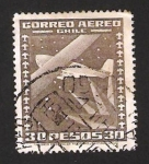 Stamps Chile -  avion