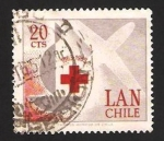 Stamps : America : Chile :  Centº de la Cruz Roja