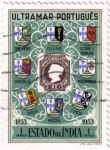 Stamps Portugal -  Ultramar Portugués. Estado de India 1853-1953