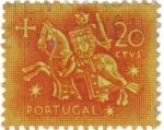 Stamps : Europe : Portugal :  Caballero medieval