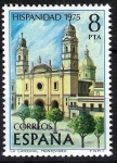 Stamps Spain -  2296 Hispanidad. Uruguay. Catedral de Montevideo.