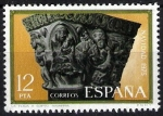 Stamps Spain -  2301 Navidad,  1975. La huida a Egipto. Santa Maria de Sigüenza.