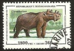Stamps Madagascar -  dinosaurio uintalherium