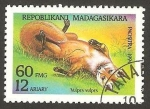Stamps Madagascar -  lobo