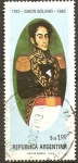 Stamps Argentina -  SIMÓN  BOLÍVAR