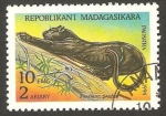 Stamps Madagascar -  pantera pardus
