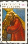 Stamps Burundi -  JESÚS  CARGA  LA  CRUZ