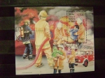 Stamps : America : Chile :  100 años cuerpo bomberos de Temuco - Chile -