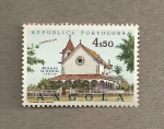 Sellos de Africa - Angola -  Iglesia