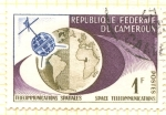 Stamps : Africa : Cameroon :  Telecomunicaciones Espaciales