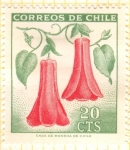 Stamps Chile -  Flores