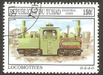 Sellos de Africa - Chad -  locomotora