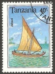 Stamps Tanzania -  Barco Jahazi