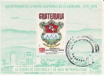 Sellos de America - Guatemala -  HB Bicentenario de la Nueva Guatemala de la Asunción 1776-1976