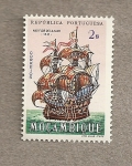 Stamps Africa - Mozambique -  Navíos a vela